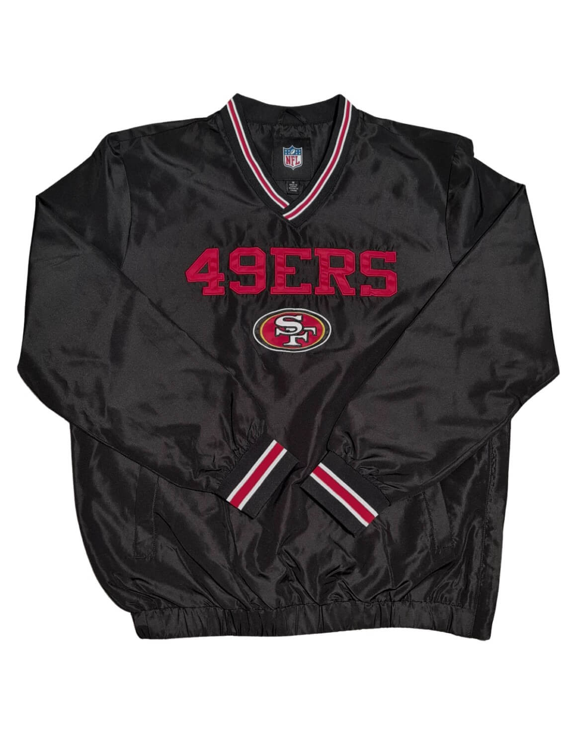 San Francisco 49ers Windbreaker (Black) - Coup Manukau